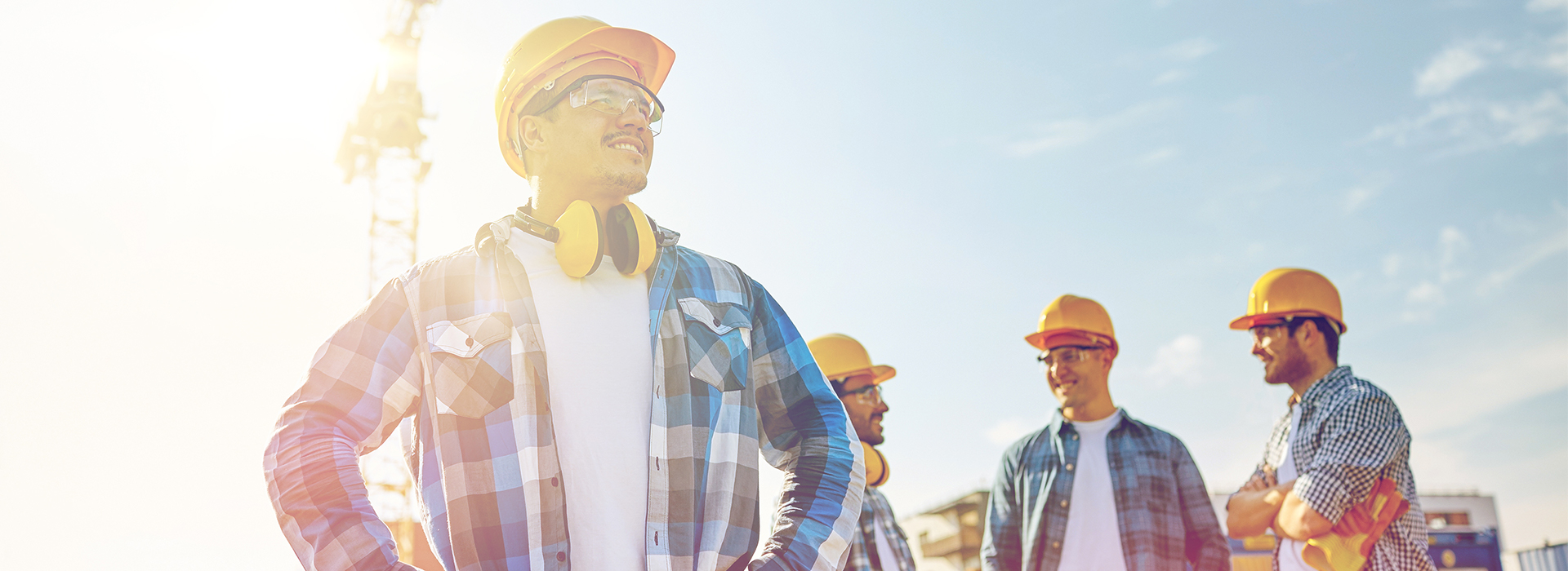 Professional plumber at work